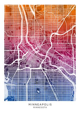 Minneapolis Minnesota Map