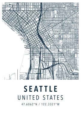 seattle simple map