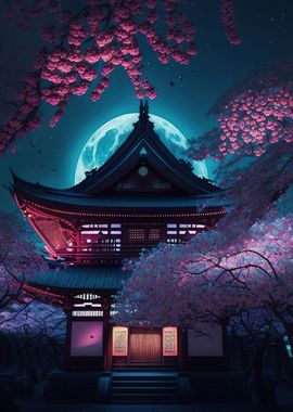 cherry blossom japan art