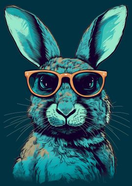 Rabbit With Sunglasses