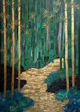 Bamboo Forest Mosaic