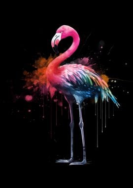 Flamingo Colorful