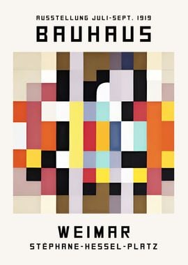 Bauhaus Weimar Poster