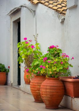 Greek streets in Corfu