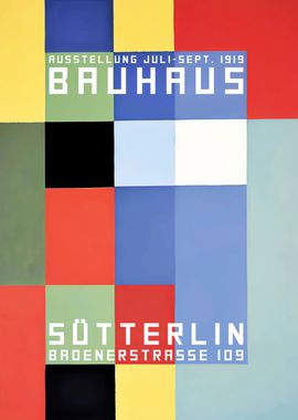 Colorful Retro Bauhaus