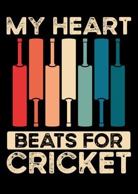 My heart beats for cricket