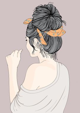 Fashion Woman Hairstyle