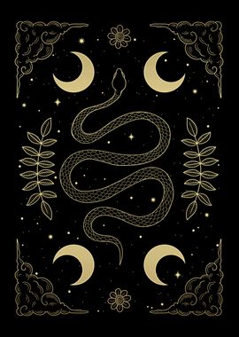 Sacred geometry snake