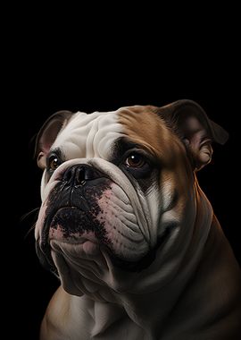 English Bulldog Portrait