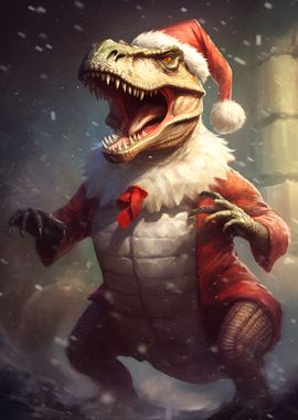 Dino Santa Claus