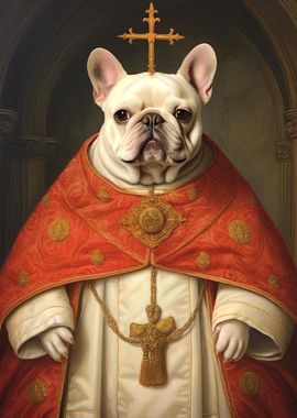 Cream French Bulldog Pope