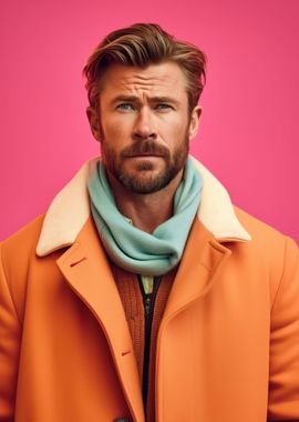 Chris Hemsworth Vogue Art