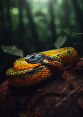 Serpentine snake