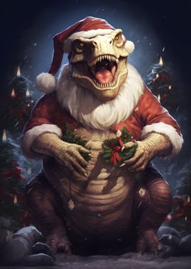 Dino Santa Claus