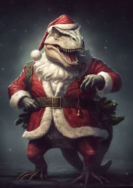 Dino Santa Claus