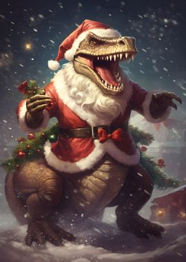 Dino Santa Claus