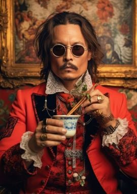 Johnny Depp Fashion Art