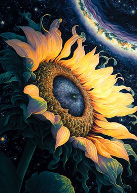 Universe sunflower