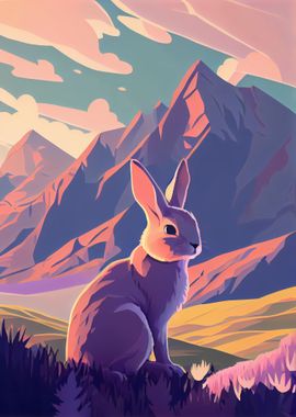 Rabbit In Nature