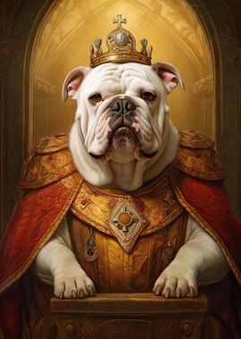 English Bulldog The Pope 