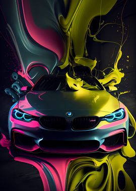 BMW M4 Neon Liquid