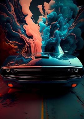 Dodge Charger Abstract