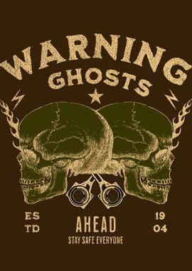 Ghosts Halloween Poster