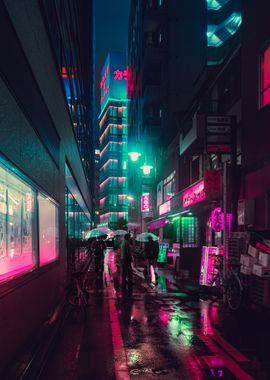 Cyberpunk Japan Afterglow