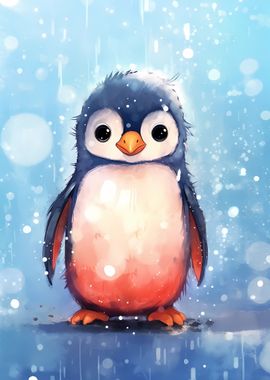 Penguin Watercolors