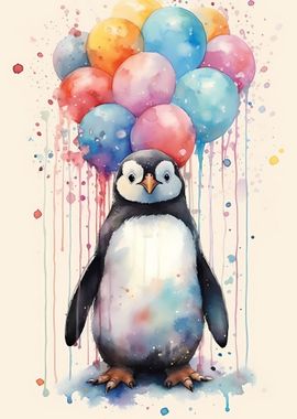 Penguin Watercolor