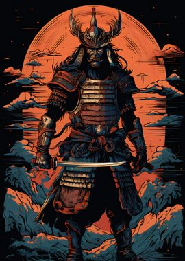 Samurai portrait