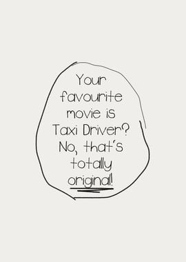 Taxi Driver funny text art