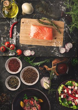 Perfect salmon preparation