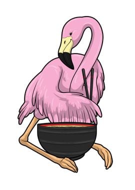 Flamingo Ramen Bowl