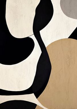 Beige Abstract Painting