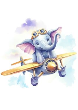 Elephant in plane