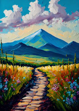 Palette Knife Mountains 25