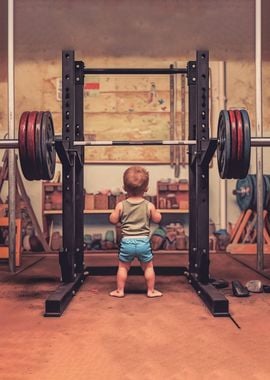 Future Powerlifting Kid