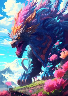 Giant Dragon Lion