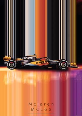 Mclaren MCL60 f1 car 