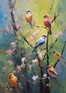 Birds Painting