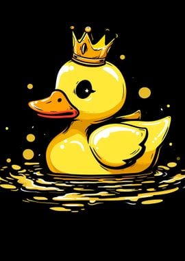 Rubber duck cheap with crown