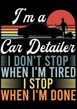 Car Detailer Retro