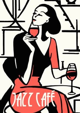 Jazz and Woman Poster