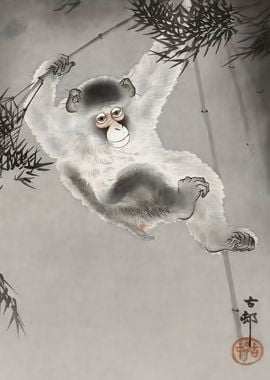 Ukiyo e Monkey