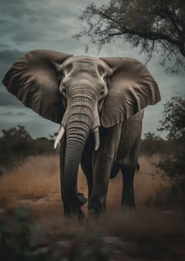 Peaceful elephant