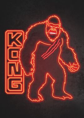 Neon Kong Orange