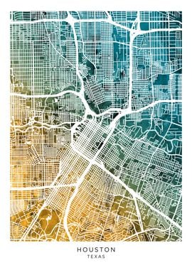 Houston Texas Map