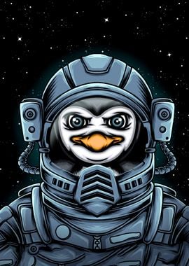 Astronaut penguin