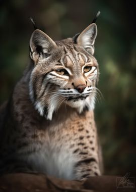 Curious bobcat